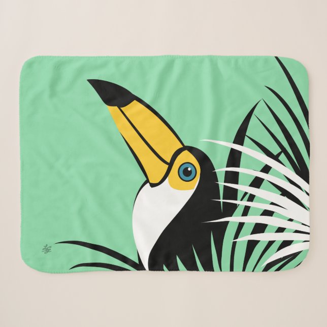 Couverture Sherpa Toucan Toco (Devant (Horizontal))