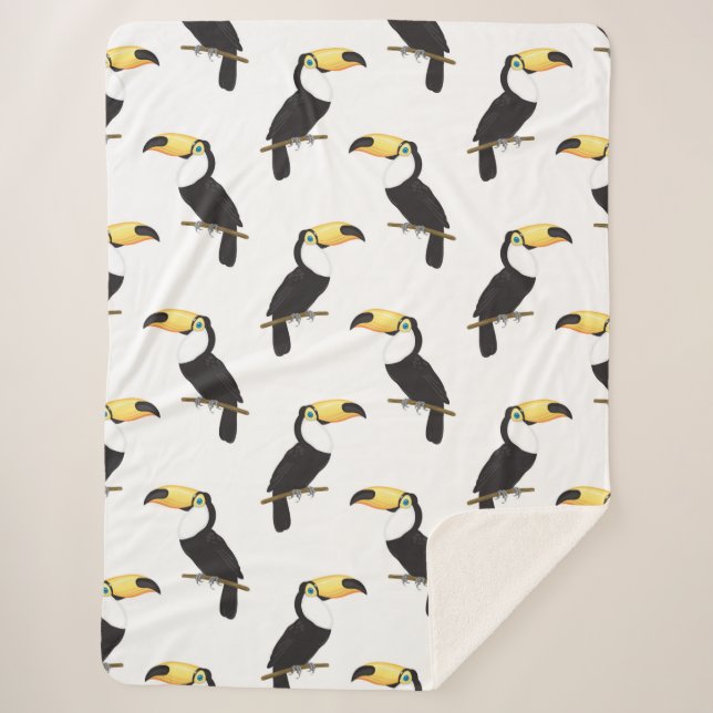 Couverture Sherpa Toucans (Devant)