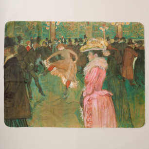 Couverture Sherpa Toulouse-Lautrec - Au Rouge, La Danse