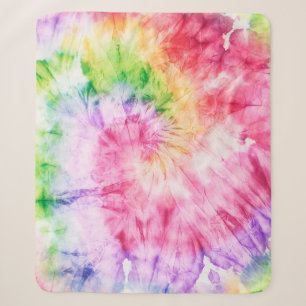 Couverture Sherpa Tourbillons d'été : Pastel Cravate-Motif