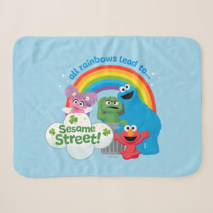 Couverture Sherpa Tous les Rainbows mènent à Sesame Street