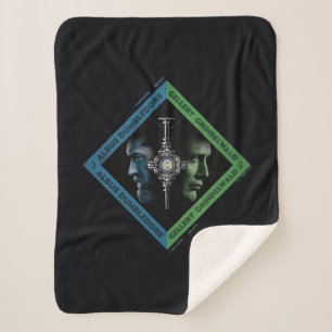 Couverture Sherpa Tranche sanguine Dumbledore & Grindlewald Graphiqu