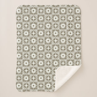 Couverture Sherpa Trellis en lin