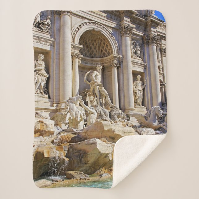 Couverture Sherpa Trevi fountain (Devant)