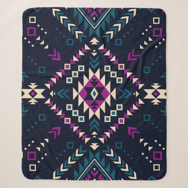 Couverture Sherpa Tribal ethnique sans frontières motif 6  (Devant)