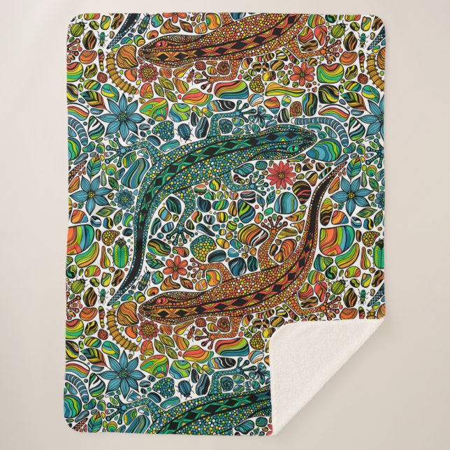 Couverture Sherpa Trouvez les geckos (Devant)