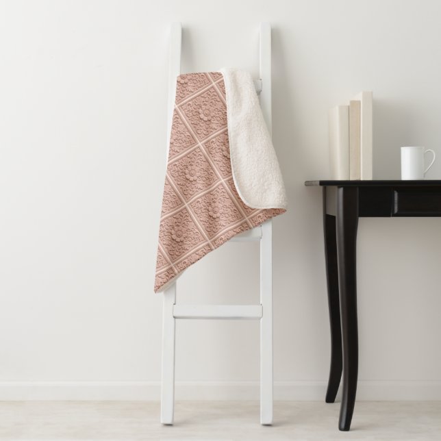 Couverture Sherpa tuiles Flora (En situation)
