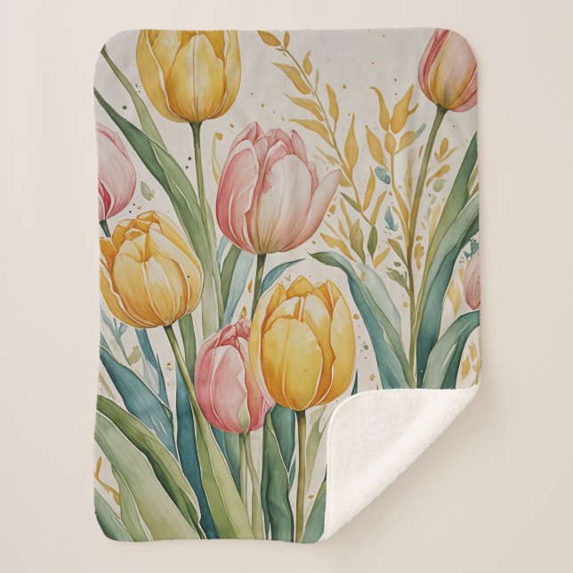 Couverture Sherpa Tulip Reverie (Devant)