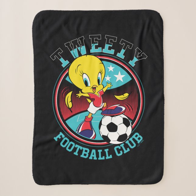 Couverture Sherpa TWEETY™ Football Club Badge (Devant)