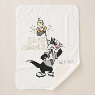 Couverture Sherpa TWEETY™ & SYLVESTER™ Golf - Nice Birdie