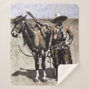 Couverture Sherpa Un Buccaro mexicain au Texas par Frederic Remingto