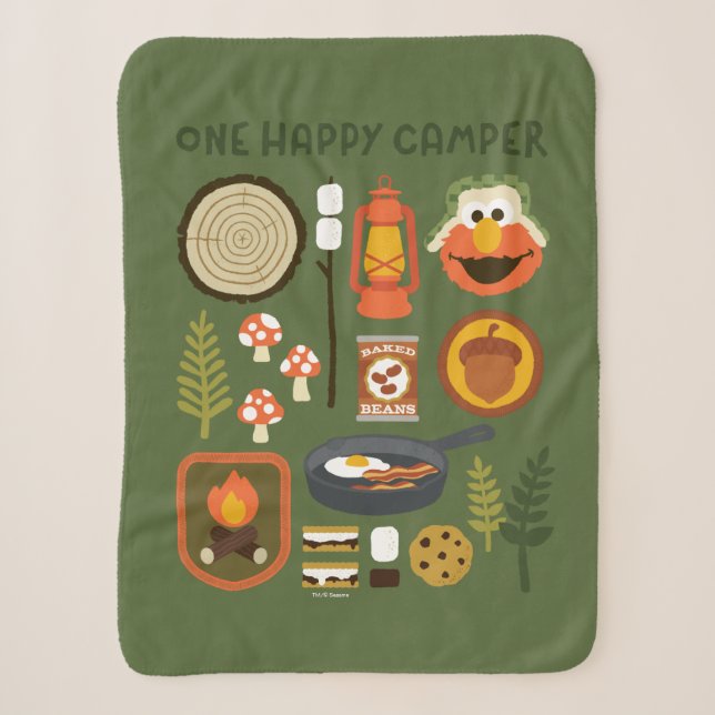 Couverture Sherpa Un Camper Heureux (Devant)