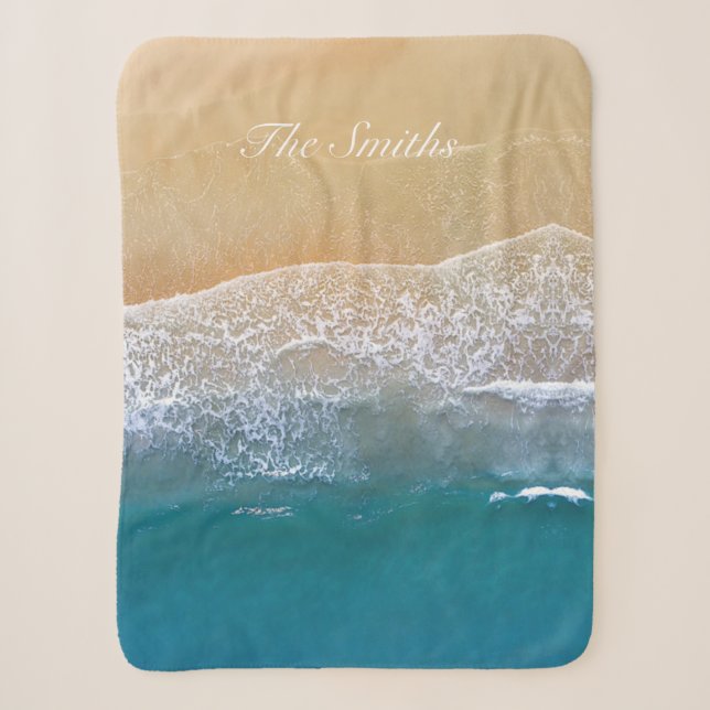 Couverture Sherpa Une avec la plage (Devant)