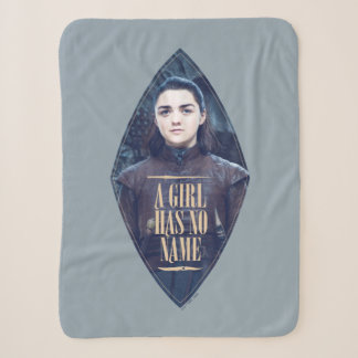 Couverture Sherpa "Une Fille N'A Pas De Nom" Arya Stark Graphic