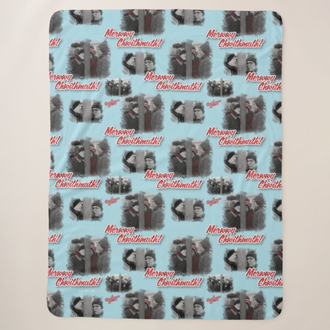Couverture Sherpa Une histoire de Noël | Merry Chwithmuth Motif (Devant)