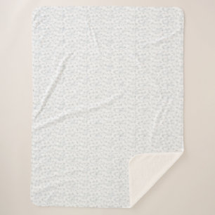 Couverture Sherpa Une surface entièrement blanche et sans fonctionna