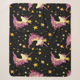 Couverture Sherpa Unicorn Princess : Aquarelle Fairy Tale
