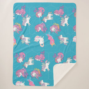 Couverture Sherpa Unicorne Sherpa Blanket