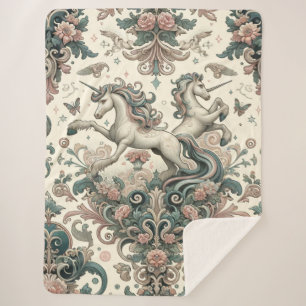 Couverture Sherpa Unicornes victoriennes mystiques : Enchantées flor