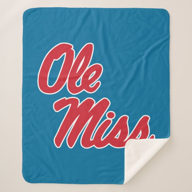 Couverture Sherpa Université du Mississippi | Ole Miss Script (Devant)