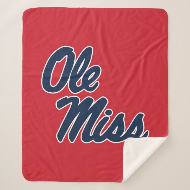 Couverture Sherpa Université du Mississippi | Ole Miss Script (Devant)