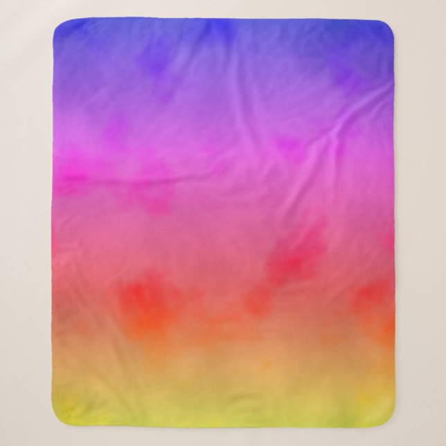 Couverture Sherpa Vapeur arc-en-ciel (Devant)