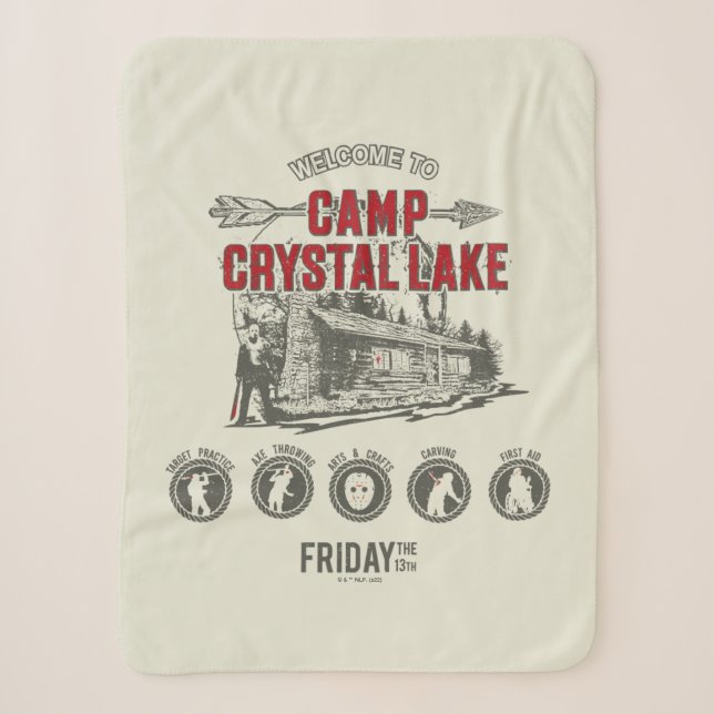 Couverture Sherpa Vendredi 13 | Bienvenue à Camp Crystal Lake (Devant)
