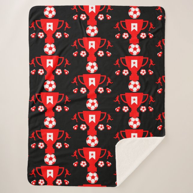Couverture Sherpa Ventilateur De Football (Devant)