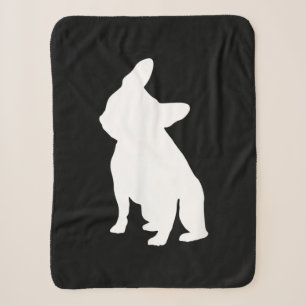 Couverture Sherpa Vêtements de Tête de Chien-taureau français, Tête 