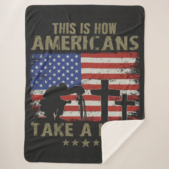 Couverture Sherpa Vétéran américain (Devant)