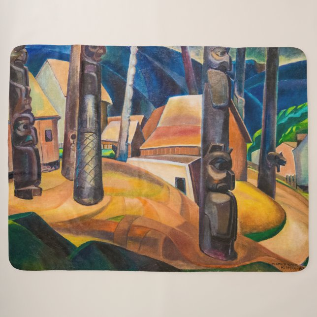 Couverture Sherpa Village de Kispiax | Emily Carr | (Devant (Horizontal))