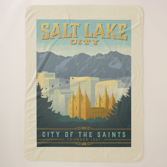 Couverture Sherpa Ville des Saints | Salt Lake City, Utah (Devant)