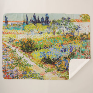 Couverture Sherpa Vincent van Gogh - Jardin à Arles