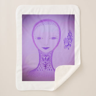 Couverture Sherpa Violet