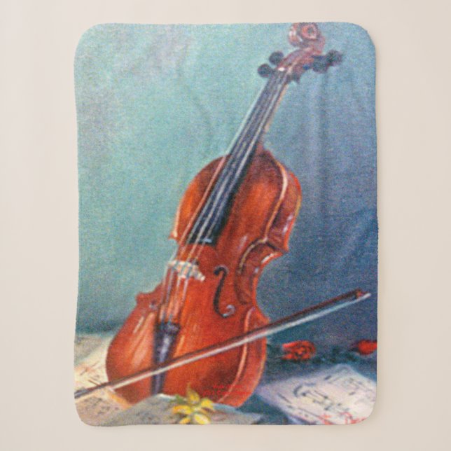 Couverture Sherpa Violon/Violon (Devant)