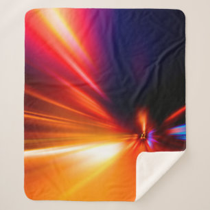 Couverture Sherpa vitesse sur la nuit road abstract, arrière - plan,
