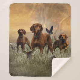 Couverture Sherpa Vizsla Art hongrois