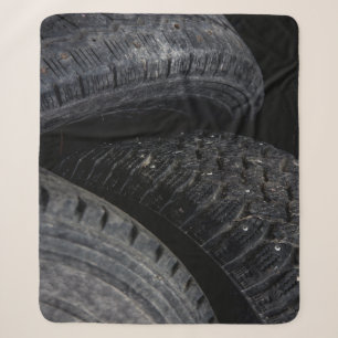 Couverture Sherpa Voiture automobile vieux pneus Black Road voyages