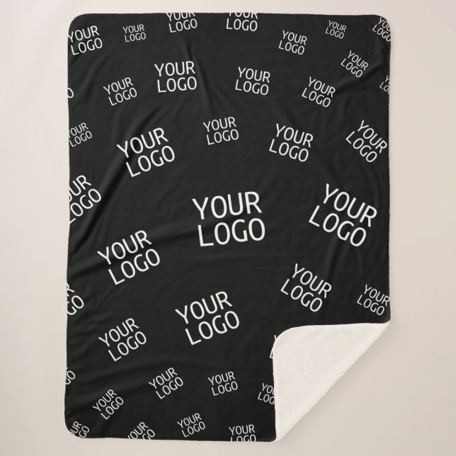 Couverture Sherpa Votre logo de conception, de photo ou d'entreprise (Devant)