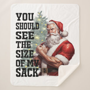 Couverture Sherpa Vous devriez voir la taille de mon sac