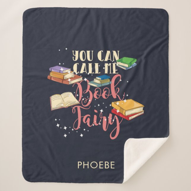 Couverture Sherpa Vous Pouvez M'Appeler Réserver Fairy Bookworm (Devant)
