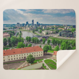 Couverture Sherpa Vue aérienne de Vilnius, Lituanie