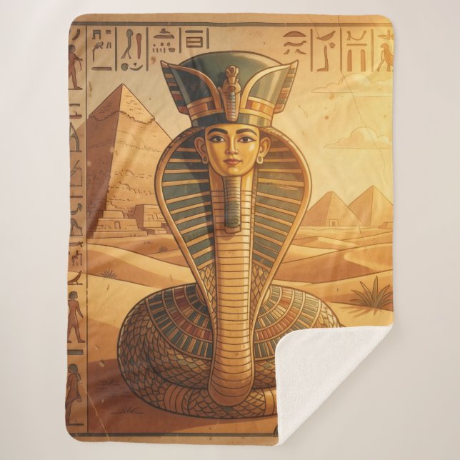 Couverture Sherpa Wadjet – Ägyptische Schlangengöttin´4 (Devant)
