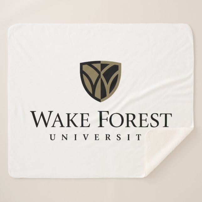 Couverture Sherpa Wake Forest University Wordmark (Devant (Horizontal))