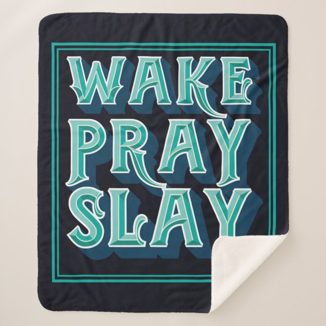 Couverture Sherpa Wake Slay Prière Christian Daily Mission (Devant)