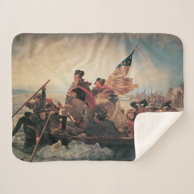 Couverture Sherpa Washington Traverser le Delaware par Emanuel Leutz (Devant (Horizontal))