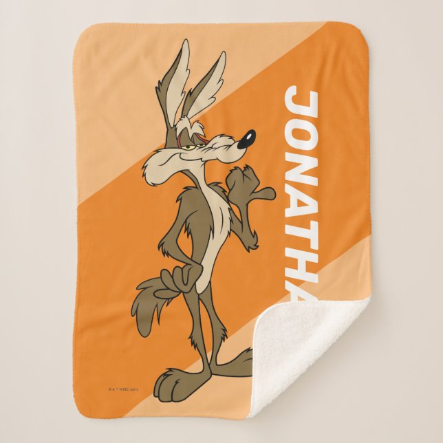 Couverture Sherpa WILE E. COYOTE™ A L'Air Fière (Devant)