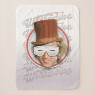Couverture Sherpa Willy Wonka dans les lunettes de Wonkavision