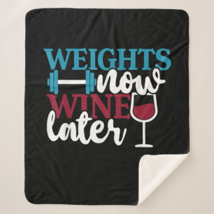 Couverture Sherpa Wine Later, Weightlifting Home Gym.