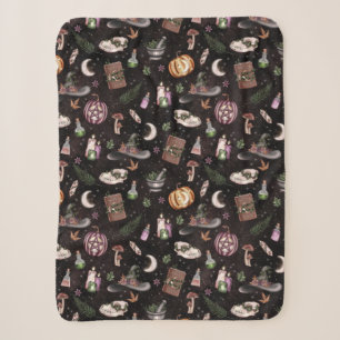Couverture Sherpa Witchy Woodland